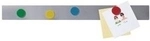 FRANKEN Magnetleiste, 50 x 1.00 mm, Edelstahl, selbstklebend silber, mit