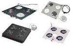 Digitus DN-19 FAN-2 - Rack-L&uuml;ftereinsatz mit Thermostat (2 L&uuml;fter) - Schwarz, RAL