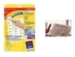 Avery L4770 - Transparente Adressenetiketten - 25,4 x 45,7 mm - 1000 Stck. (25 Bogen