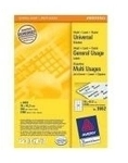 Avery - Etiketten - wei&szlig; - 42,3 x 70 mm 2100 Etikett(en) (100 Bogen x 21) (3652)