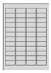 Avery Heavy Duty Laser Labels - Polyesteretiketten - wei&szlig; - 45,7 x 21,2 mm 960