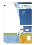 HERMA Premium - Permanent selbstklebende, matte laminierte Papieretiketten - wei&szlig; -