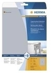 HERMA SuperPrint - Selbstklebende matte Polyesterfolienetiketten - Silber - A4 (210 x