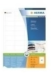 HERMA Premium - Permanent selbstklebende, matte laminierte Papieretiketten - wei&szlig; -