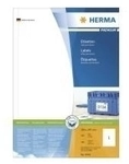HERMA Premium - Permanent selbstklebende, matte laminierte Papieretiketten - wei&szlig; -