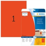 HERMA 4422, HERMA Special - Permanent self-adhesive matte paper labels - Rot - A4