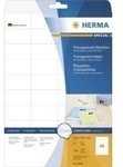 HERMA SuperPrint - Folienetiketten - durchsichtig - 29,7 x 52,5 mm - 1000 Stck. (25