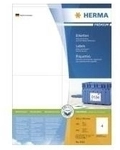 HERMA Premium - Permanent selbstklebende, matte laminierte Papieretiketten - wei&szlig; -