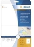 HERMA SuperPrint - Folienetiketten - durchsichtig - A5 (148 x 210 mm) - 50 Stck. (25