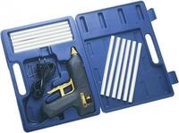 C.K Hei&szlig;klebepistole-Set, in praktischer Transportbox gew&auml;hrleistet schnelle