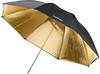 mantona 17663, mantona Walimex Reflex Umbrella - Reflektierender Schirm - schwarz /