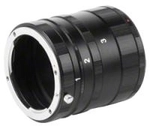 WALSER Walimex Macro Intermediate Ring Set - Verl&auml;ngerungsrohr-Kit - Nikon F