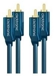 Stereo Audiokabel (2x Cinch-Stecker/2x Cinch-Stecker) - 5,0 m Cinch-Koaxialkabel f&uuml;r