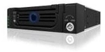 ICY BOX IB-138SK-B-II SATA Wechselrahmen fuer 8,9cm 3.5 SATA HDDs Schloss als