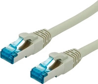 VALUE 21.99.0860, VALUE S/FTP-Patchkabel Kat.6a, grau 0,5m (21.99.0860)