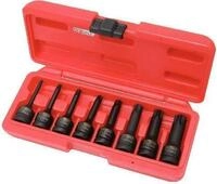 KS TOOLS 1/2 Kraft-Bit-Stecknuss-Satz TX, 8-tlg., T30-T80 (911.0901)