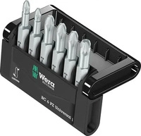 Wera 05056471001, Wera Kreuzschlitz-PZ Bits Mini-Check PZ 50 mm 6tlg. (05056471001)