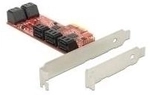 DeLOCK - Speicher-Controller - 10 Sender/Kanal - SATA 6Gb/s Low Profile - 6GBps -