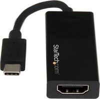 StarTech .com USB-C auf HDMI Adapter - Thunderbolt 3 kompatibel - Schwarz - 4K 30Hz -