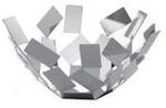 Alessi MT02 W Servierkorb Rund Grau (MT02 W)