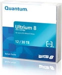 Quantum - LTO Ultrium 8 - 12 TB / 30 TB - Mit Strichcodeetikett - Brick Red