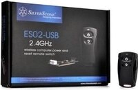SilverStone ES02-USB - Remote-Netzschalter - Schwarz (SST-ES02-USB)