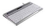 BakkerElkhuizen Kompakttastatur S-board 840 Design USB, silber / hellgrau - Kompakte
