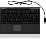 KeySonic ACK-540U+ - verkabelt - US Layout - USB - Schwarz - USB - Windows 2000 -