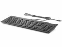 HP Z9H48AA#ABD, HP Business Slim - Tastatur - mit Smart Card reader - USB -