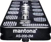 Walimex Mantona Schnellwechselplatte Arca Swiss, 200 mm schwarz (1021466)