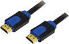 Logilink CHB1101, Logilink HDMI-Kabel Ethernet A -> A St/St 1.00m Gold (CHB1101)