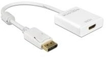 DeLOCK Adapter Displayport 1,2 male > HDMI female 4K Active - Videokonverter -...
