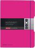 herlitz 11361474, herlitz Notizheft my.book flex, A4, PP-Cover, pink abgerundete