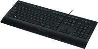 Logitech Corded K280e - Tastatur - USB - Nordisch