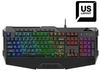 Sharkoon Skiller SGK4 - Tastatur - Hintergrundbeleuchtung - USB - USA