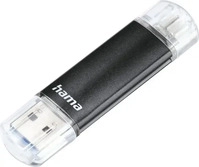Hama 00181071, Hama USB-Stick "Laeta Twin", USB 3.2 (Gen1)/2.0, 256GB, 40MB/s,