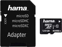 Hama - Flash-Speicherkarte (microSDXC-an-SD-Adapter inbegriffen) - 128GB - UHS Class