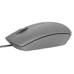 Dell MS116 - Maus - optisch - 2 Tasten - verkabelt - USB - Grau (570-AAIT)