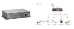 LevelOne GEP-0521 - Switch - nicht verwaltet - 4 x 10/100/1000 (PoE+) + 1 x