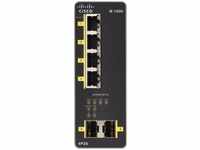 Cisco IE-1000-4P2S-LM, CISCO SYSTEMS IE1K with 2 GE SFP - 4 PoE 10/100 with total of