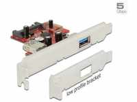 Delock 89273, DeLock PCI Express Card - USB-Adapter - PCI Express 2,0 x1 - USB,