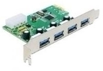 Delock PCI Express Karte > 4 x extern USB 3.0 (89363)