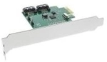 INLINE - Speichercontroller (RAID) - SATA 6Gb/s - 600 MBps - RAID 0, 1 - PCIe 2.0
