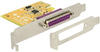 Delock 89445, DeLock PCI Express Card 1 x Parallel - Parallel-Adapter - PCIe 2,0 -
