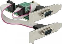 DeLock PCI Express Card > 2 x Serial RS-232 High Speed 921K with Voltage supply -
