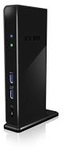 Icy Box Multi Docking Station for Notebooks and PCs, 2x USB 3.0, HDMI, Black