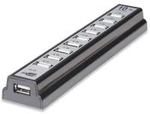 Manhattan Hi-Speed USB Desktop Hub - Hub - 10 x Hi-Speed USB - Desktop (161572)