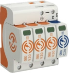 Obo Bettermann V20-3+NPE-280. Spitzenstrom-Common-Modus: 60000 A. Produktfarbe: