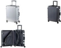 Alumaxx Reisetrolley, aus Aluminium , silber matt arretierbares