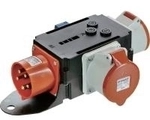 AS Schwabe 60525 MIXO-Adapter 400V MOSEL 32 A 1 CEE-Stecker 32 A, 5polig 400 V IP44